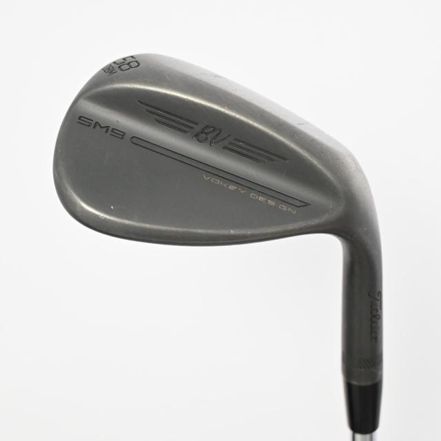 【中古ゴルフクラブ】タイトリスト　Vokey　ボーケイ SM9 JET BLACK ウェッジ スチールシャフト　シャフト：スチールシャフト