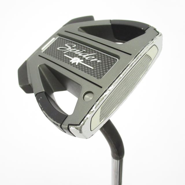 【中古ゴルフクラブ】テーラーメイド　SPIDER　スパイダー EX プラチナム／ホワイト フロー パター スチールシャフト　シャフト：スチ…