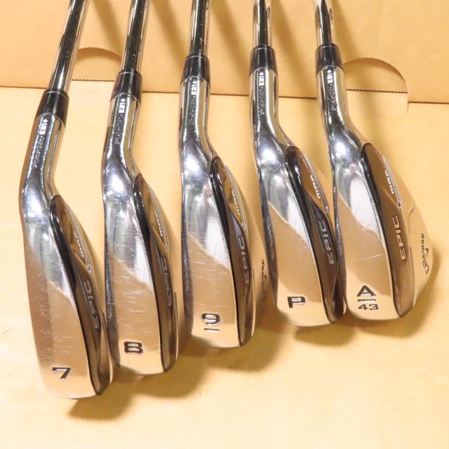 【中古ゴルフクラブ】キャロウェイゴルフ　EPIC　EPIC MAX FAST アイアン N.S.PRO ZELOS 7　シャフト：N.S.PRO ZELOS 7