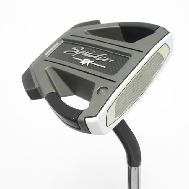 【中古ゴルフクラブ】テーラーメイド　SPIDER　スパイダー EX プラチナム／ホワイト フロー パター スチールシャフト　シャフト：スチ…