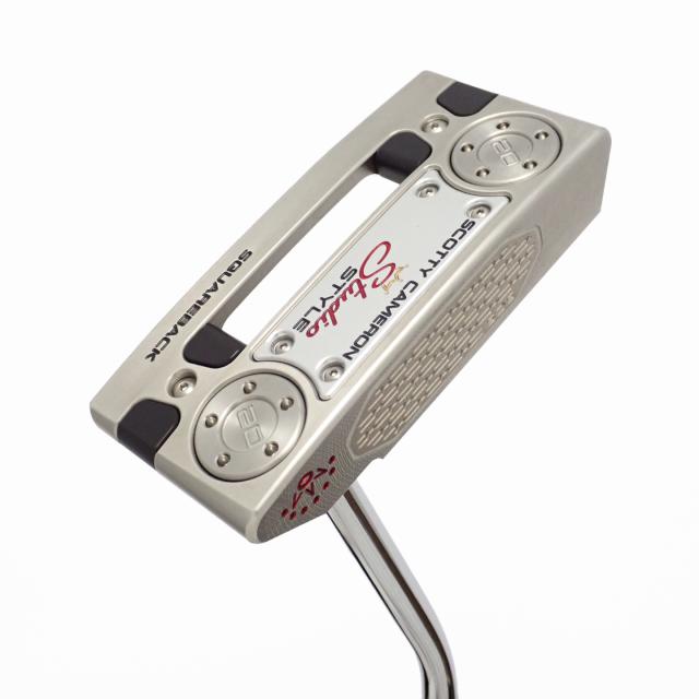 【中古ゴルフクラブ】スコッティキャメロン　SCOTTY CAMERON　スタジオスタイル スクエアバック(2025) パター スチールシャフト　シャ…