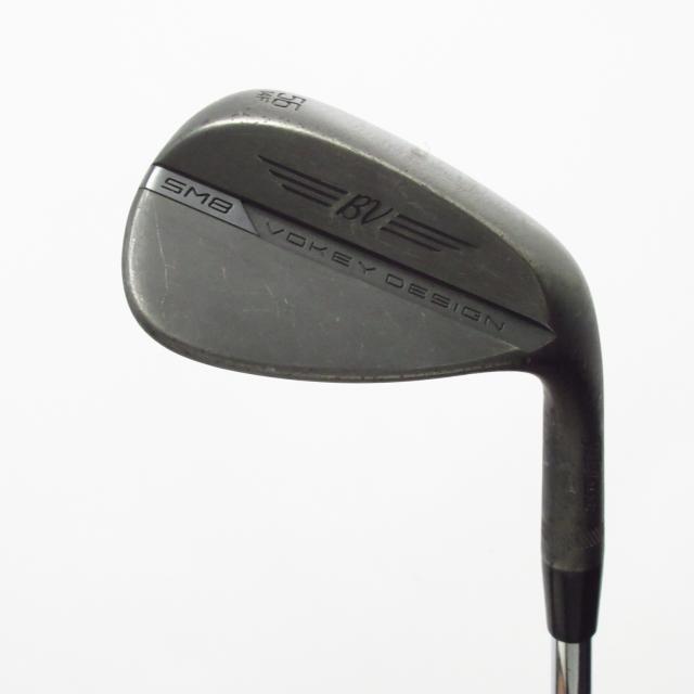 【中古ゴルフクラブ】タイトリスト　Vokey　ボーケイ SM8 ジェットブラック ウェッジ スチールシャフト　シャフト：スチールシャフト