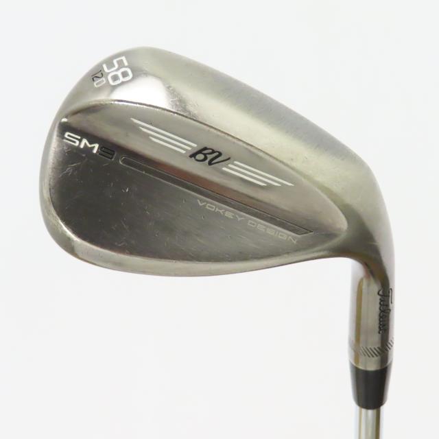 【中古ゴルフクラブ】タイトリスト　Vokey　ボーケイ SM9 BRASHED STEEL ウェッジ Dynamic Gold　シャフト：Dynamic Gold