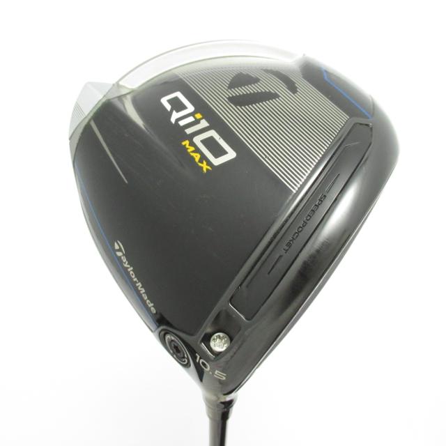 【中古ゴルフクラブ】テーラーメイド　Qi10　Qi10 MAX ドライバー Diamana Blue TM50　シャフト：Diamana Blue TM50