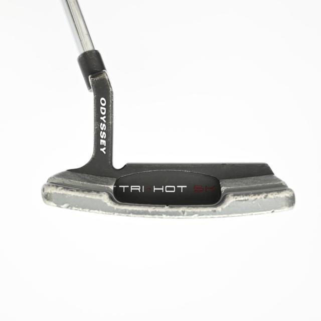【中古ゴルフ野球クラブ】オデッセイ ODYSSEY TRI HOT 5K DOUBLE WIDE パター 炭素スチール写真組み合わせる矢がら 矢がら：カーボンスチー…