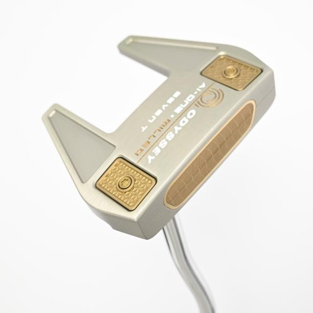 【中古ゴルフクラブ】オデッセイ　AI-ONE MILLED　Ai-ONE MILLED SILVER SEVEN T DB パター スチールシャフト　シャフト：スチールシャ…