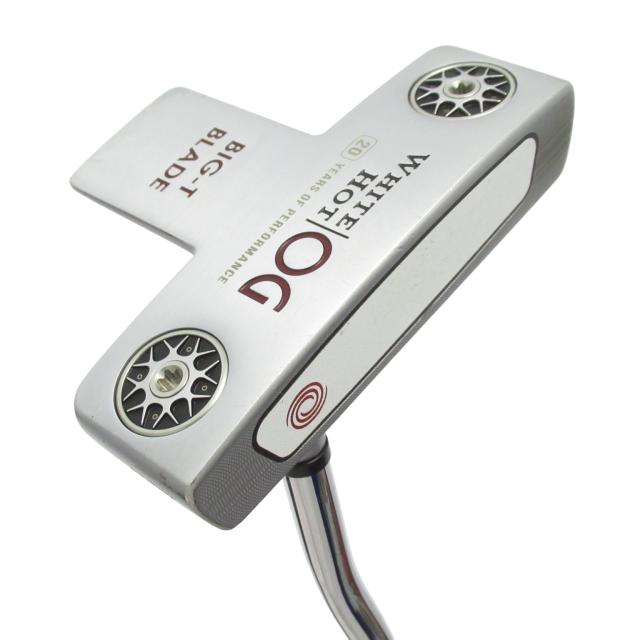 【中古ゴルフクラブ】オデッセイ　White Hot　WHITE HOT OG BIG T パター カーボンスチール複合シャフト　シャフト：カーボンスチール…