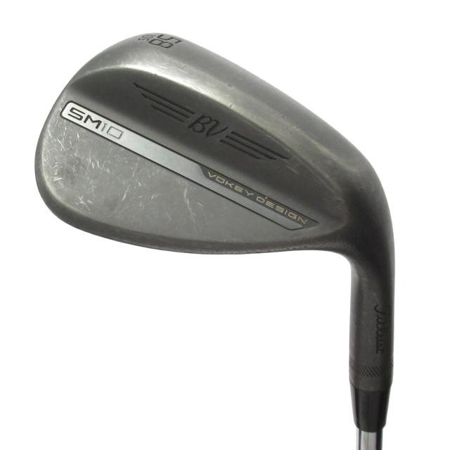 【中古ゴルフクラブ】タイトリスト　Vokey　ボーケイ SM10 ジェットブラック ウェッジ スチールシャフト　シャフト：スチールシャフト