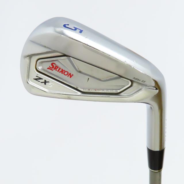 【中古ゴルフクラブ】ダンロップ　SRIXON　スリクソン ZX5 MkII アイアン Aerotech SteelFiber h-TOUR 75　シャフト：Aerotech SteelFi…