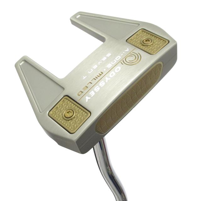 【中古ゴルフクラブ】オデッセイ　AI-ONE MILLED　Ai-ONE MILLED SILVER SEVEN T DB パター スチールシャフト　シャフト：スチールシャ…
