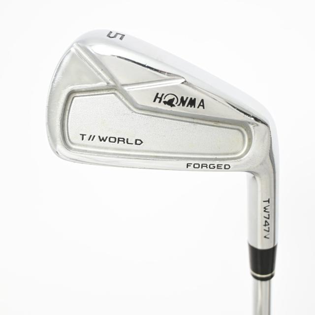 【中古ゴルフクラブ】本間ゴルフ　TOUR WORLD　ツアーワールド TW747 V アイアン AMT TOUR WHITE　シャフト：AMT TOUR WHITE