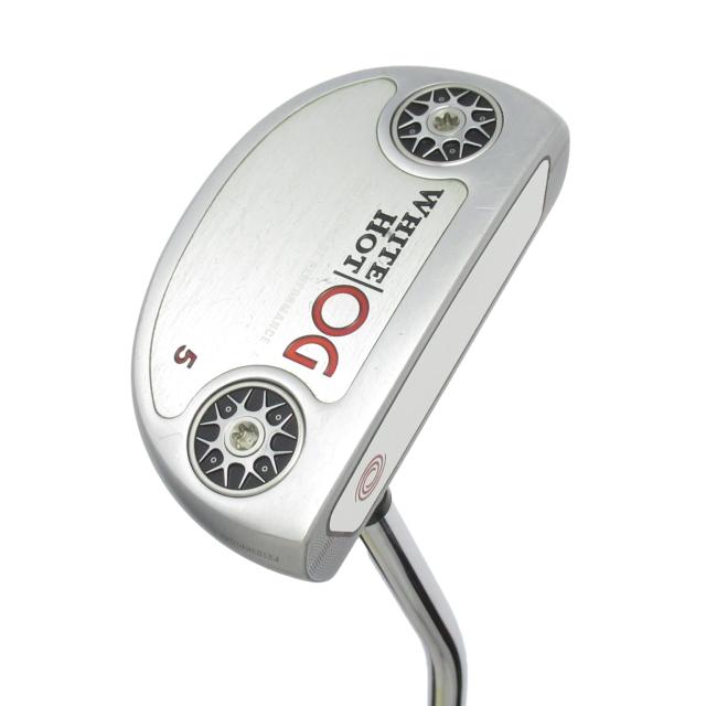 【中古ゴルフクラブ】オデッセイ　White Hot　ホワイトホット オージー #5 SLシャフト装着 パター カーボンスチール複合シャフト　シャ…