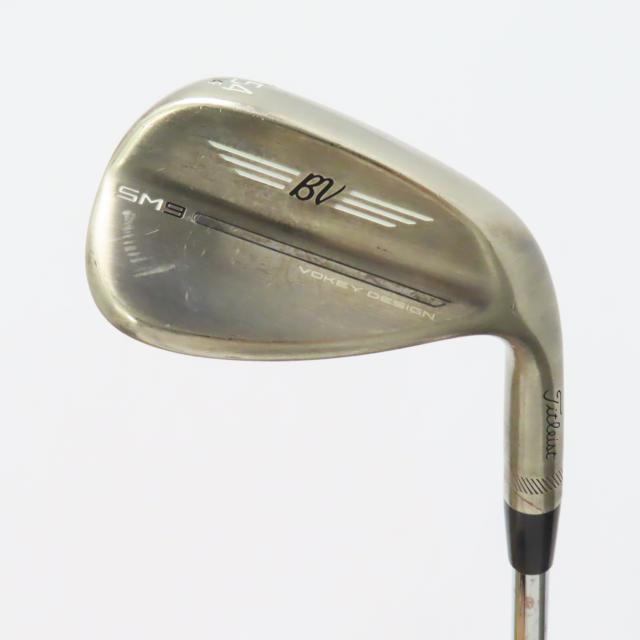 【中古ゴルフクラブ】タイトリスト　Vokey　ボーケイ SM9 BRASHED STEEL ウェッジ BV105　シャフト：BV105