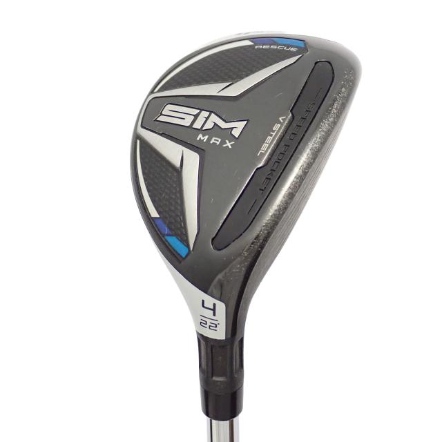 【中古ゴルフクラブ】テーラーメイド　SIM　SIM マックス レスキュー ユーティリティ スチールシャフト　シャフト：スチールシャフト