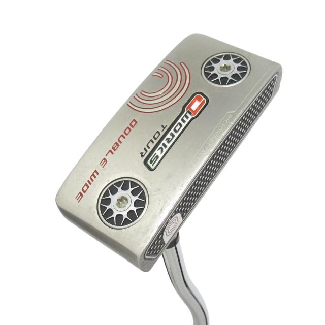 【中古ゴルフクラブ】オデッセイ　O-WORKS　オー・ワークス TOUR シルバー DOUBLE WIDE パター スチールシャフト　シャフト：スチール…