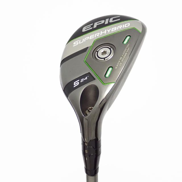 【中古ゴルフクラブ】キャロウェイゴルフ　EPIC　EPIC SUPER HYBRID US ユーティリティ Aerotech SteelFiber hls 880　シャフト：Aerot…