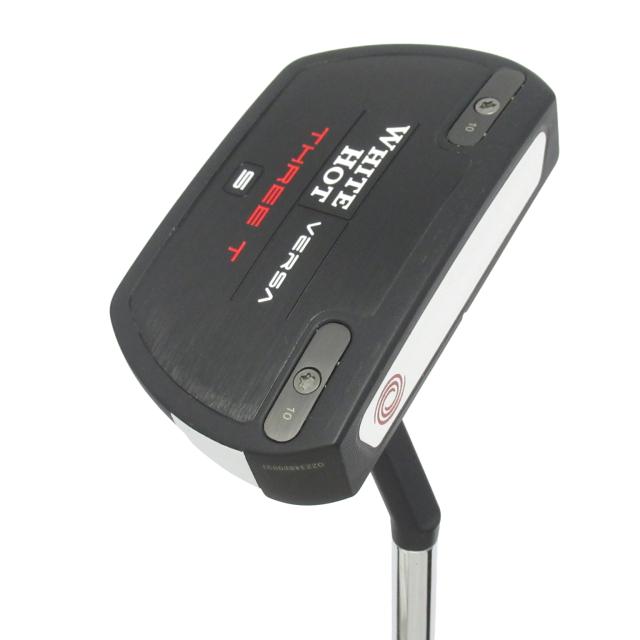 【中古ゴルフクラブ】オデッセイ　VERSA　ホワイト・ホット VERSA THREE T S パター スチールシャフト　シャフト：スチールシャフト