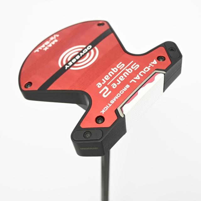 【中古ゴルフクラブ】オデッセイ　Ai-DUAL　Ai-DUAL Square 2 Square 1/2BALL BROOMSTICK MAX パター スチールシャフト　シャフト：ス…
