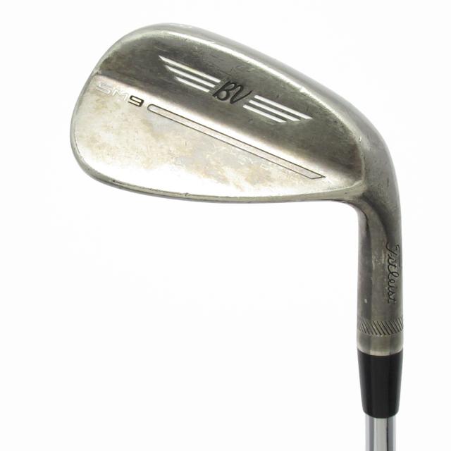 【中古ゴルフ野球クラブ】タイトリスト Vokey 洋弓ケイ SM9 BRASHED STEEL ウェッジ BV105 矢がら：BV105