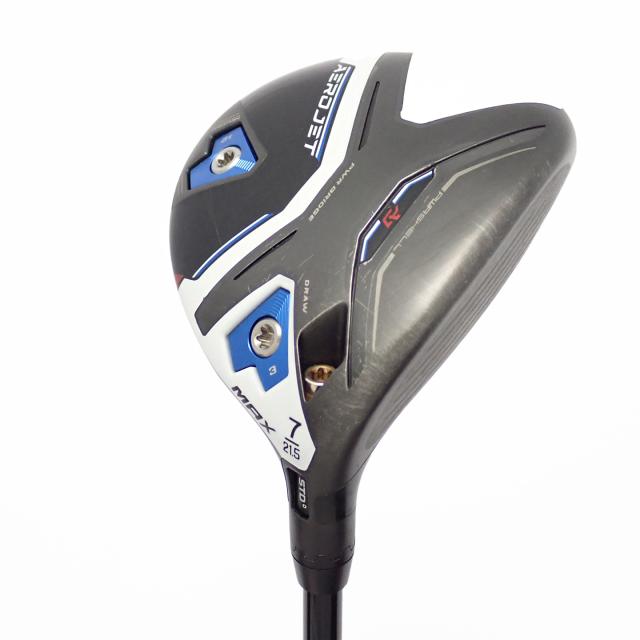 【中古ゴルフ野球クラブ】コブラ AEROJET エアロジェット機 MAX フェアウェイウッド 事あたらしい Tour AD for Cobra BLUE 矢がら：オリジ…