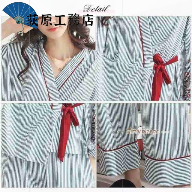 便利グッズ特集 ランキング常連 レディース デザイン性 上下セット ストライプ 部屋着 和風 今だけ 浴衣風 ルームウェア 収納便利 パジャマ 春秋 ナイトウェア 寝巻き 綿 寝間着 長袖 特価セール中 便利グッズ特集 デザイン性◎ 上下セット ストライプ ランキング常連