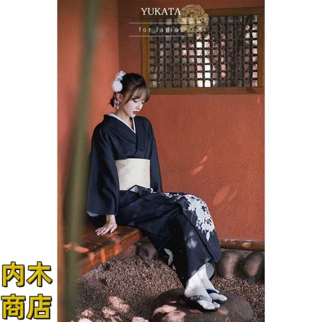 即納OK 売上急増中 大人シンプル ブラック レディース 洗える 秋の新作特集 ギフトにも最適 女性 単品 花柄 着物 夏 黒 古典 上品 花 文化祭 着れる ゆかた 浴衣 花火 在庫わずか 街着 花見 キュート 可愛い 婦人 お買い得プライス クリスマス