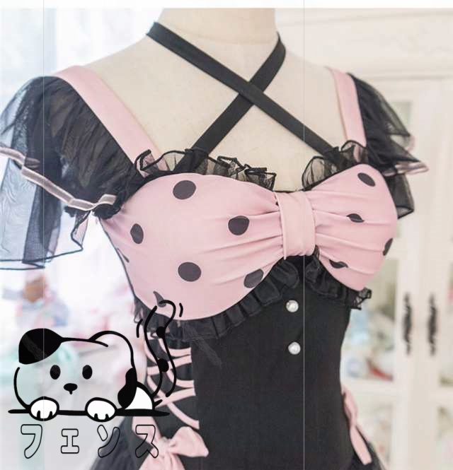 秋の新作特集 店長太鼓判 水着 レディース 温泉 人気急上昇 水玉 ビ 着?せ 透明感あり フリル プール 撮影 肩出し オフショルダー ロリータ風 在庫わずか リボン ランキング常連 かわいい ワンピース水着 数量限定入荷