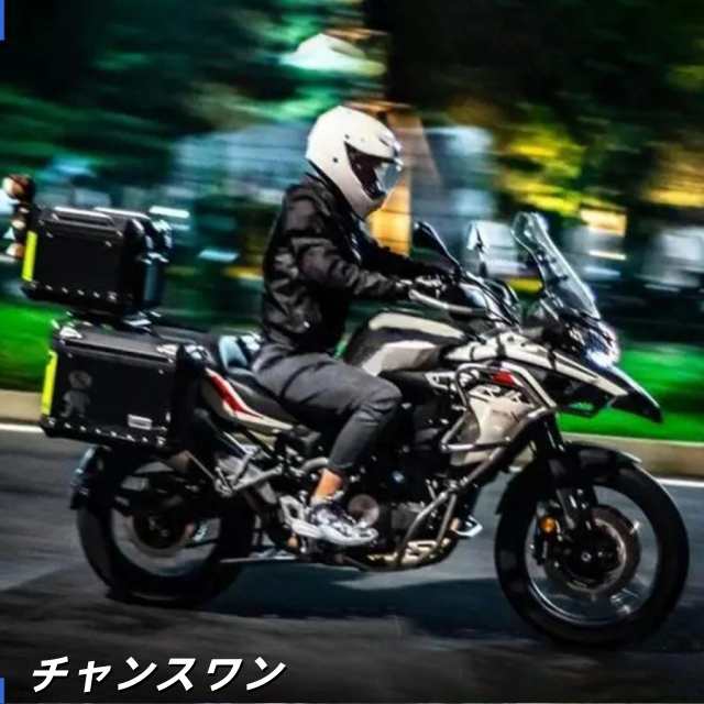 リアボックス バイク 大容量45L 55L大型 アルミ 背もたれ バイクボックス シルバー ブラック バイク用