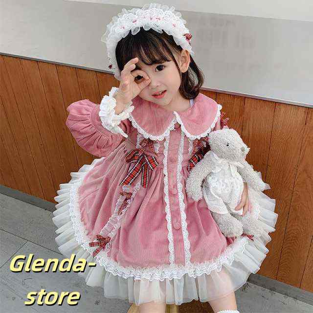 ワンピース 子供 ロリータ キッズ 長袖 メイド ロリータ服 女の子 洋服 秋冬 七五三 コスプレ 子どもドレス クリスマス ゴスロリ lolitaの通販は 7,068円