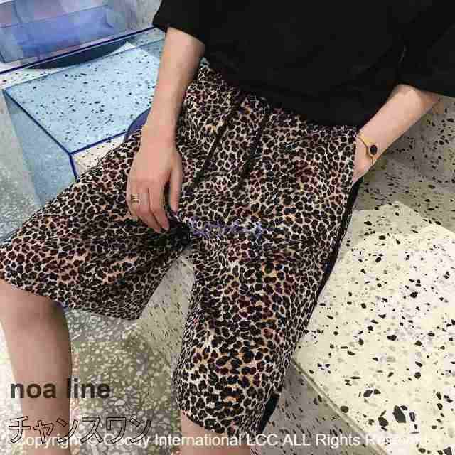 ショートパンツ ハーフパンツ ヒョウ柄 レオパード柄 メンズ レディース ユニセックスの通販は