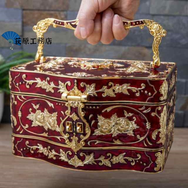 収納便利 SNS話題 指輪 ミラー付き 宝石 アクセサリー入れ ジュエス