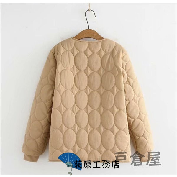 選ばれる理由 再入荷リクエスト殺到 売上急増中 数量限定中 シンプル レディース 防寒 ノーカラー 秋冬 着?せ キルティングブルゾン Vネック キルティング ボタン 新登場 大きいサイズ ショートコート カジュアル 送料無料 あったか 冬の新生活応援