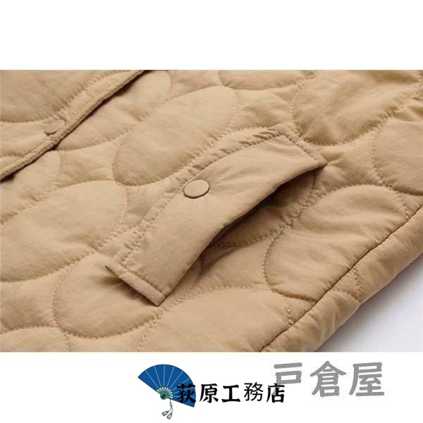 選ばれる理由 再入荷リクエスト殺到 売上急増中 数量限定中 シンプル レディース 防寒 ノーカラー 秋冬 着?せ キルティングブルゾン Vネック キルティング ボタン 新登場 大きいサイズ ショートコート カジュアル 送料無料 あったか 冬の新生活応援