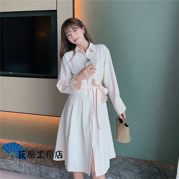 選ばれる理由 店長イチオシ 即納OK ランキング常連 数量限定中 体型カバー レディース 通勤 可愛い 夏服 カジュアル 長脚 美脚 シャツワンピース ワンピース 長袖 オシャレ 夏スカート 今だけ 送料無料