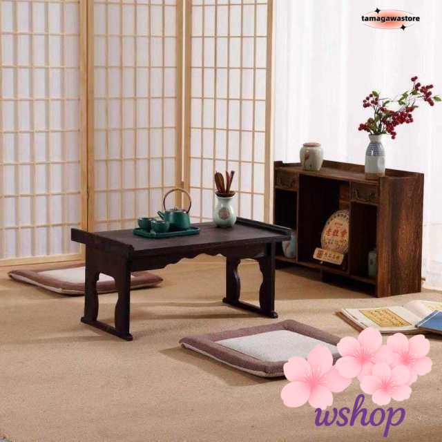 【wshop】供物台 経机 折りたたみ式 お供え台 木製 棚付き 棚板 仏壇 台 机 御供机 仏具 和机 供物机 お供え机 家具 仏具 経台 経つくえ ミニテーブル 収納 コンパクト