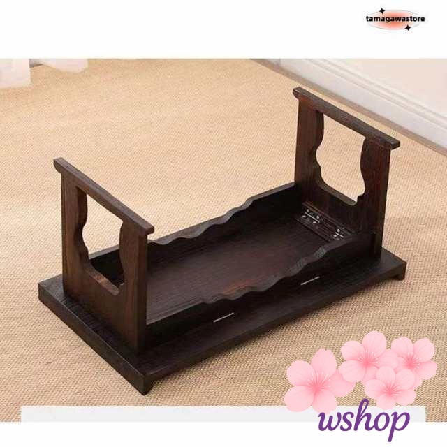【wshop】供物台 経机 折りたたみ式 お供え台 木製 棚付き 棚板 仏壇 台 机 御供机 仏具 和机 供物机 お供え机 家具 仏具 経台 経つくえ ミニテーブル 収納 コンパクト