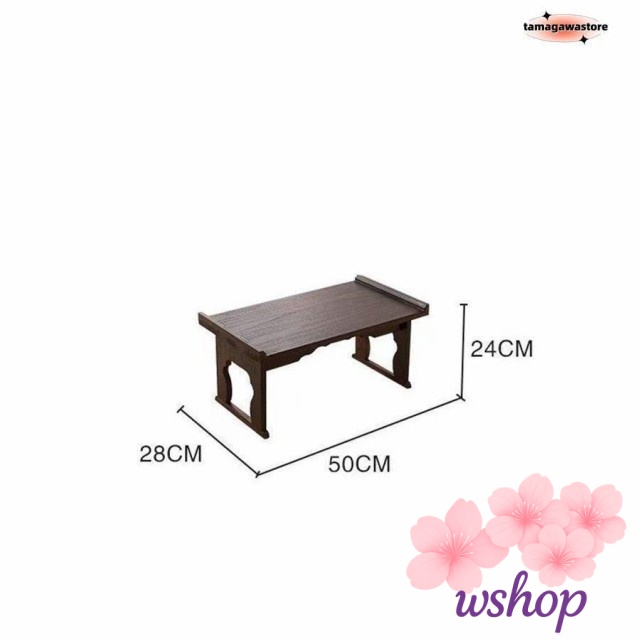 【wshop】供物台 経机 折りたたみ式 お供え台 木製 棚付き 棚板 仏壇 台 机 御供机 仏具 和机 供物机 お供え机 家具 仏具 経台 経つくえ ミニテーブル 収納 コンパクト