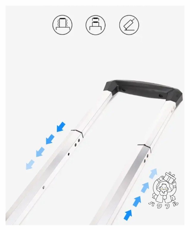 多機能 アルミ キャリーケース カバー付き [ Lサイズ 92L ] 充電 USB