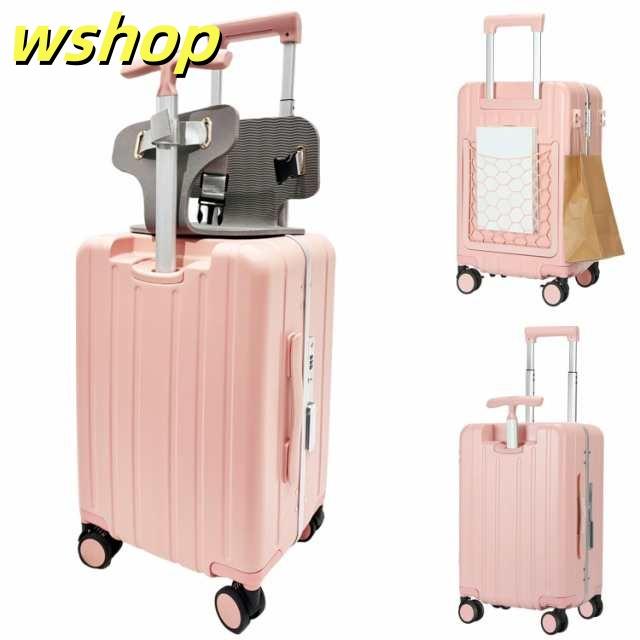レビュー高評価商品 毎日使える便利品 【wshop レビュー高評価 ネットポケット付き 子供用キャリーケース 子供が乗れるスーツケース 機内持ち込み フック付き 即納OK 子供が乗れるキャリーケース 多機能 今だけ 】スーツケース 携帯電話ホルダー付き 数量限定入荷_8