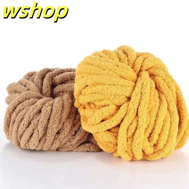 チャンキーニット イエロー 毛糸 極太毛糸 ふわふわ編み糸 太い 芯糸 1ｋｇ チャンキーニット イエロー 毛糸 極太毛糸 ふわふわ編み糸 太い 芯糸