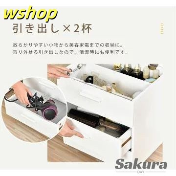 秋の新作特集 毎日使える便利品 ランキング常連 デスク 【wshop メイク台 コスメボックス キャスター付き 在庫わずか コンパクト 軽量仕様 収納 鏡台 】ドレッサー コスメワゴン 送料無料実施中