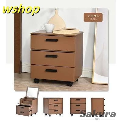 秋の新作特集 毎日使える便利品 ランキング常連 デスク 【wshop メイク台 コスメボックス キャスター付き 在庫わずか コンパクト 軽量仕様 収納 鏡台 】ドレッサー コスメワゴン 送料無料実施中