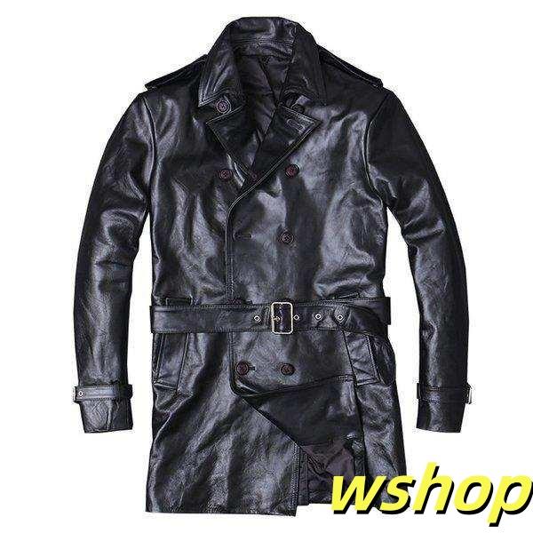家中時間充実化 毎日使える便利品 今だけ レザージャケット 人気急上昇 】レザーコート ミドル丈 ライダース 牛革 革ジャンメンズ ランキング常連 【wshop ダブル 本革 ジャケット メンズジャケット スプリングコート 即納対応中