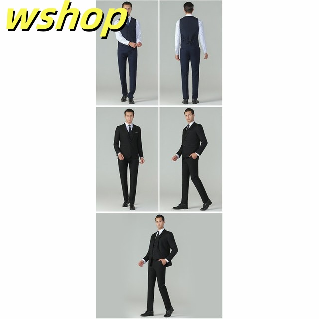 在庫限りの大特価 店長太鼓判 卒園式 レビュー高評価 ジレ ビジネス パパ 軽量仕様 結婚式 】スーツ 今だけ 【wshop スラックス ベスト 秋冬春 洗える 上下洗える セレモニー スリーピース メンズ 卒業式 スリム 数量限定入荷