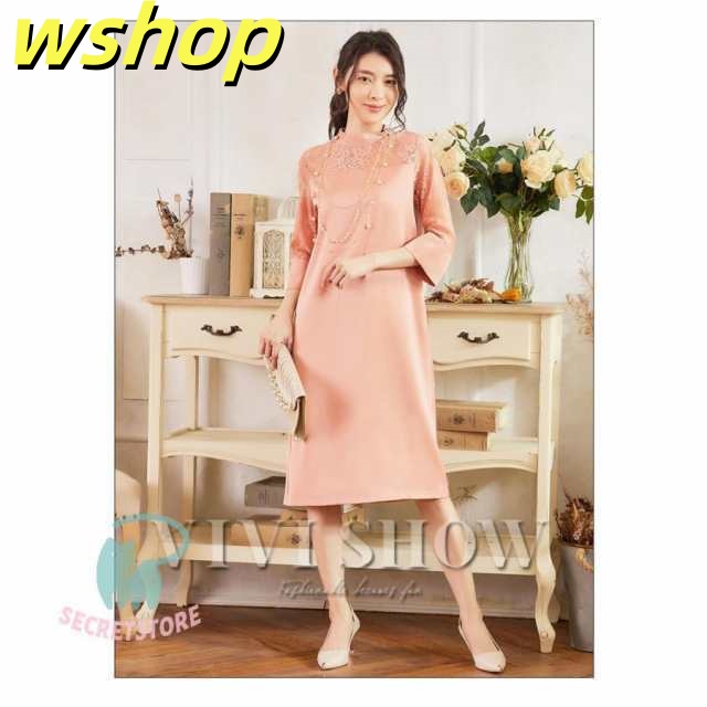 家中時間充実化 ギフトにも最適 大きいサイズ ドレス 【wshop 服装 在庫わずか 袖あり 顔合わせ ロング丈 フォーマル 軽量仕様 結婚式 体型カバー ワンピース お呼ばれ 】パーティードレス ランキング常連 韓国 お買い得プライス