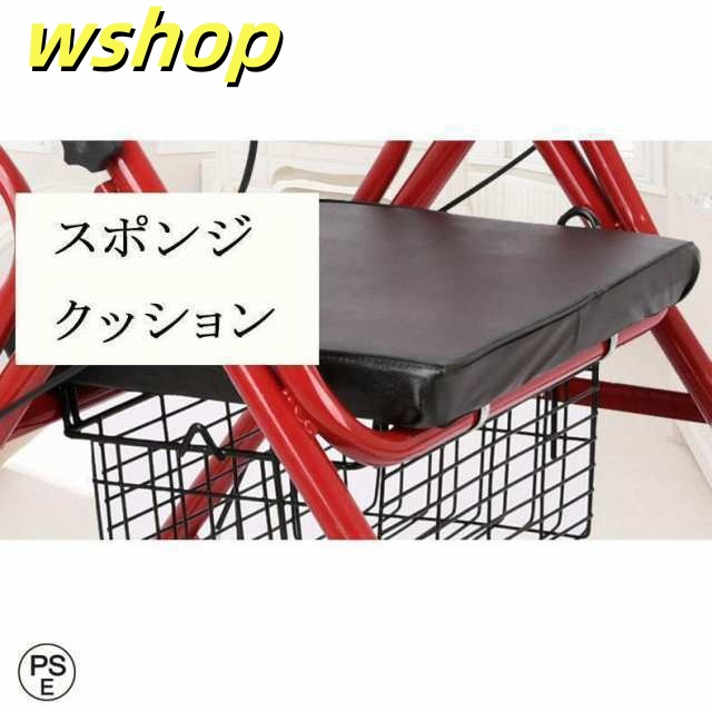 季節限定アイテム 毎日使える便利品 車椅子 SNS話題 コンパクト 買い物 【wshop 小型 介助 持ち運び 折りたたみ 歩行器 手押し車 新登場 軽量 屋外 】シルバーカー 散歩 家庭 老人 高齢者 今だけ ノーパンク 数量限定入荷_15