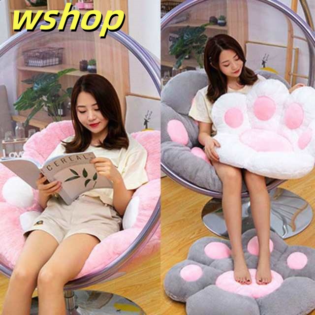 生活快適特集 店長太鼓判 ビッグ 超特大 【wshop 肉球クッション 在庫わずか レビュー高評価 120cm100cm もこもこ ふわふわ インテリア 猫 ベッド 枕 大きい 】ふわもこ 可愛い もちもち 抱き枕 新登場 送料無料実施中_4