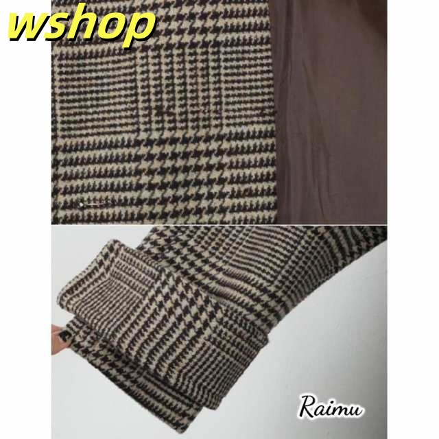 売れ筋アイテム ギフトにも最適 即納OK コート 春秋冬 千鳥柄