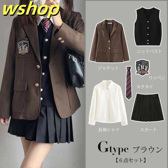 レビュー高評価商品 ギフトにも最適 フォーマルスーツ 小学校女子 学校制服 女の子 入学式 子供スーツ JK 小学生 6点セット スーツ 女の子スーツ 中学生 レビュー高評価 制服 高校 【wshop 収納便利 今だけ 】卒業式 ブレザー スクール 送料無料実施中_7