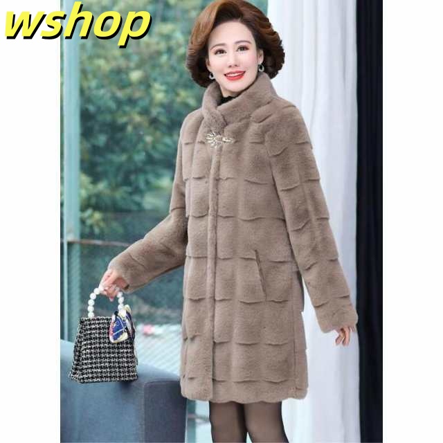 秋の新作特集 ギフトにも最適 防寒 厚手 おしゃれ 売上急増中 【wshop 在庫わずか ロッグコート S~5XL 大人 レディースファッション 冬物 】【送料無料】 ゆったり 立ち襟 人気急上昇 上着 ボアコート ファーコート 毛皮コート もこもこ お買い得プライス